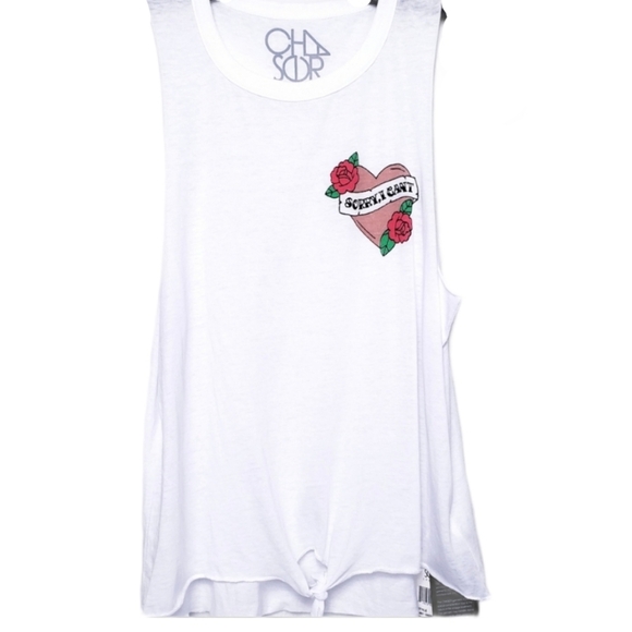 Chaser Sorry I Can't Tank sz M - Picture 3 of 6